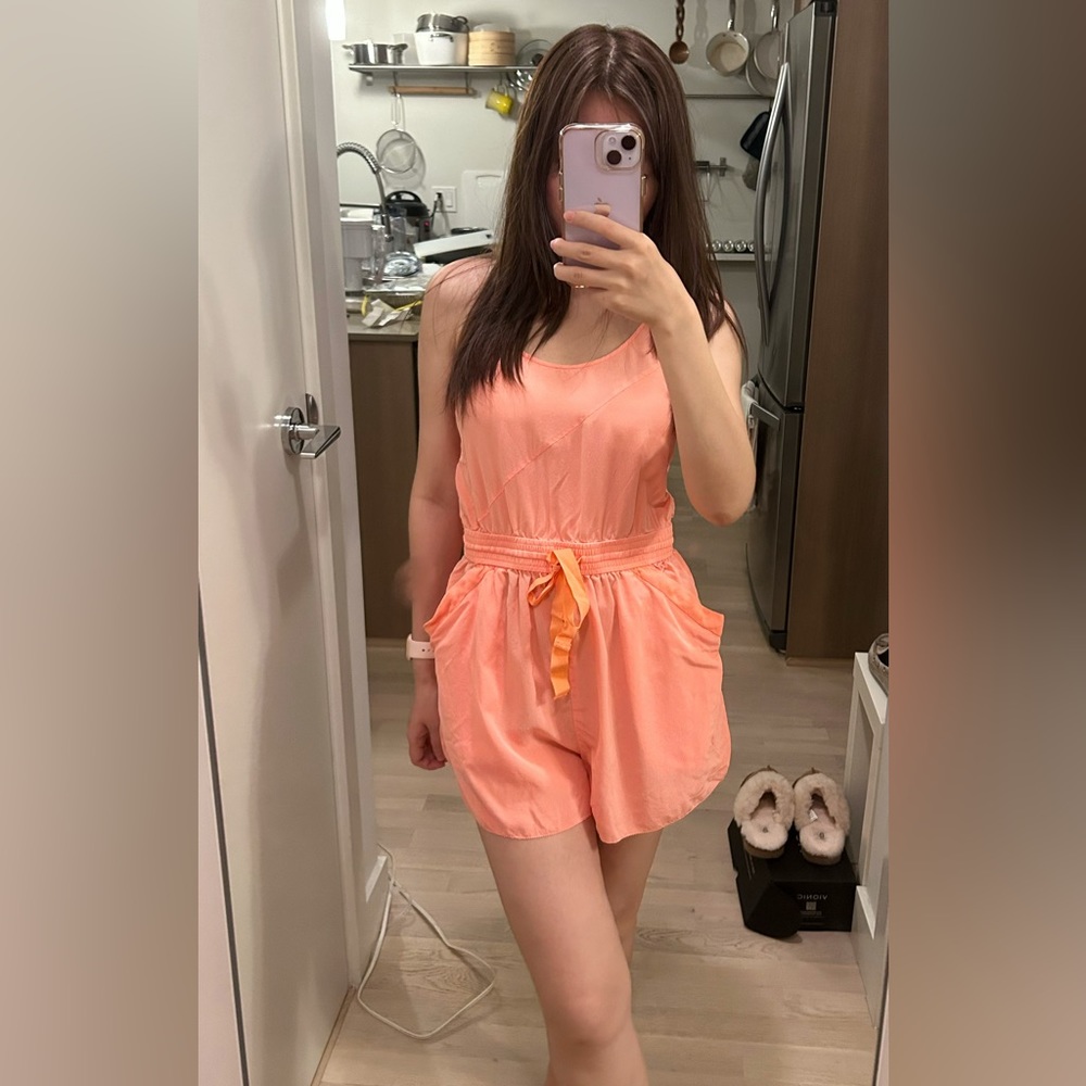 Aritzia Wilfred silk romper